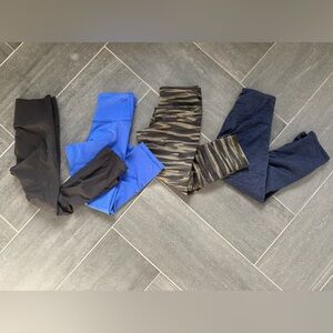 Old Navy Black, Blue, and Camouflage women’s Leggings Set size S